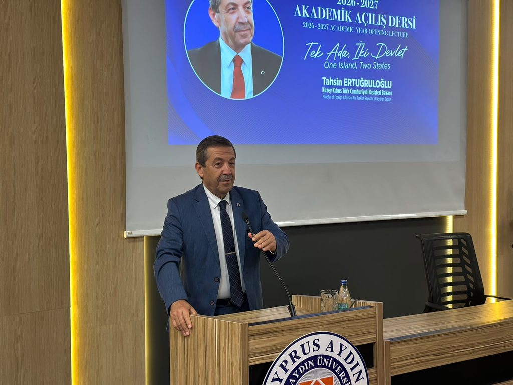 Kıbrıs Aydın Üniversitesi 2026-2027 Akademik Yılı Açılış Töreni, Tahsin ...